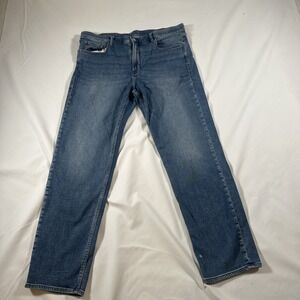 Faherty Jeans Mens 38x32 Stretch Denim Wash Slight Taper